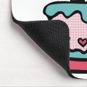 14 jaar oude Birthday Cake Muismat (Hoek)