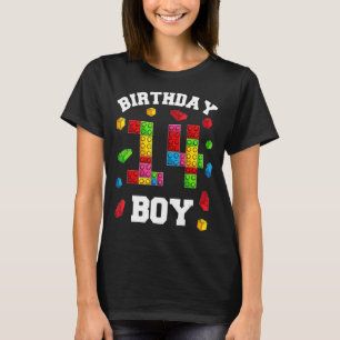 14 jaar oude bouwstenen voor kinderen 14e verjaard t-shirt