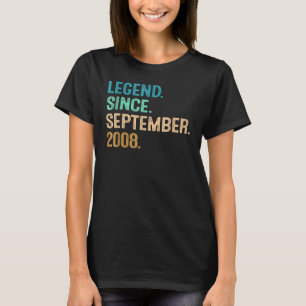 14 jaar oude legend sinds september 2008 14e herfs t-shirt