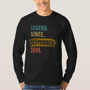 14 Jaar Oude Legende Sinds September 2008 14e Verj T-shirt