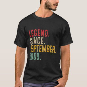 14 jaar oude legende sinds september 2009 14e gebo t-shirt
