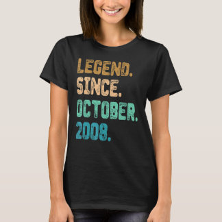 14 jaar oude legering sinds oktober 2008 14e geboo t-shirt