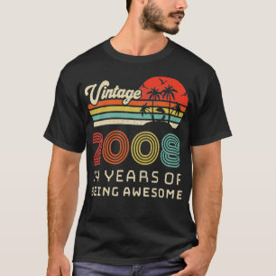 14 jaar oude verjaardag 2008 14 meeuw t-shirt