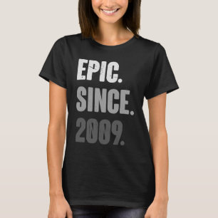 14 jaar oude Vintage 2009 14e decorati T-shirt