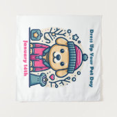 14 jan - Dress Up Your Pet Day Wandkleed (Voorkant (horizontaal))