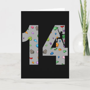 14-jarige klimt bij zijn 14e verjaardagsavontuur kaart