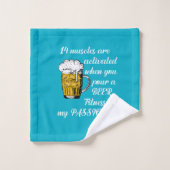 14 Muscles activés lorsque vous versez une bière. (Gant de toilette)