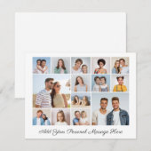 14 Photo Collage Ajoutez Votre Propre Carte De Voe (Devant / Derrière)