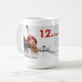 14 points de tasse de café de culture - dirigez (Devant gauche)