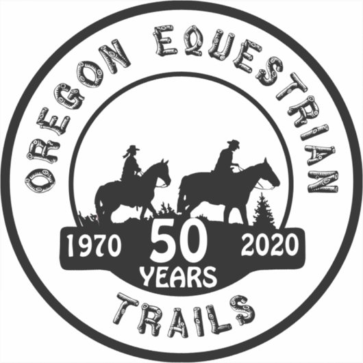 14 pouces OET 50 année Logo Vinyl autocollant (Devant)