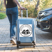 14 pouces OET 50 année Logo Vinyl autocollant (Valise Insitu)