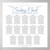 14 Tableau Mariage bleu et gris (Devant)