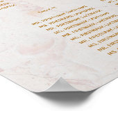 14 Tableau Sièges Orchidées Mariages en marbre ros (Coin)