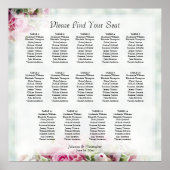 14 Tableau Tableau Mariage Roses roses (Devant)