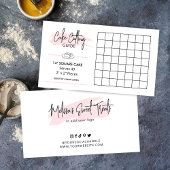 14"Vierkante Cake scherpe Gids 2x2 Partijporties Informatiekaartje