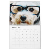 14 Volledige fotodekking - Moderne minimale vormge Kalender (Feb 2026)