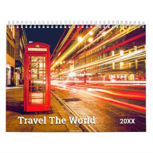 14 World Travel foto's, of gebruik uw foto's Kalender