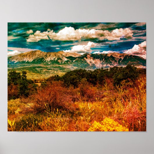 14" x 11", affiche du Colorado (Devant)