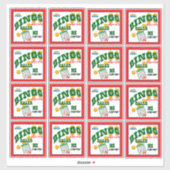 14 x 14 Bingo Sticker (Vel)