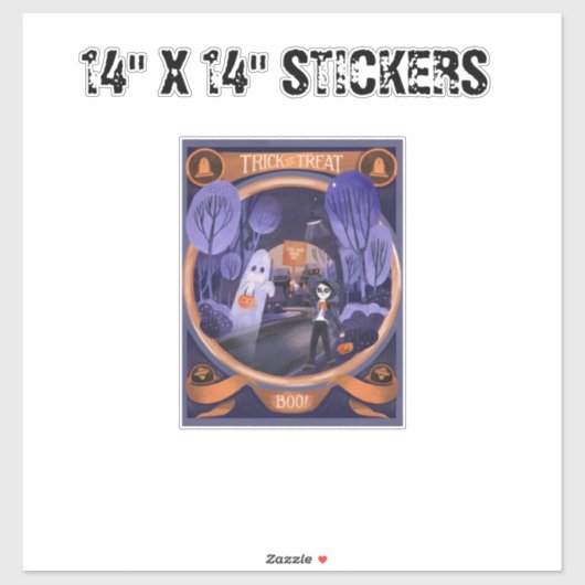 14 x 14-inch STICKERS (Vel)