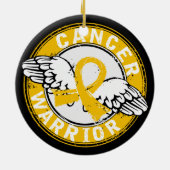 14C-kinderkanker Keramisch Ornament (Achterkant)