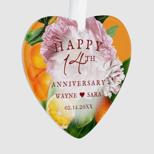 14e anniversaire des fleurs + Mariages de fruits (devant)