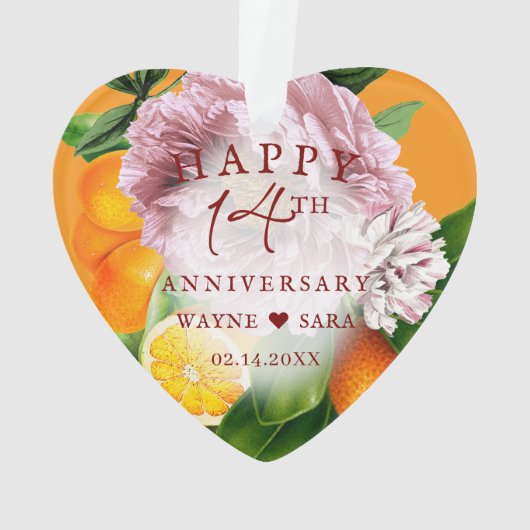 14e anniversaire des fleurs + Mariages de fruits (dos)