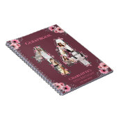 14e anniversaire Photo Collage rose Fleur Livre d' (Côté Droit)