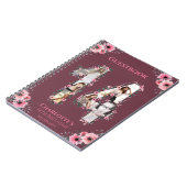 14e anniversaire Photo Collage rose Fleur Livre d' (Côté gauche)