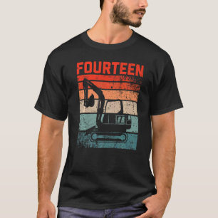14e bouwvoertuig voor de opgraving van de opgraver t-shirt