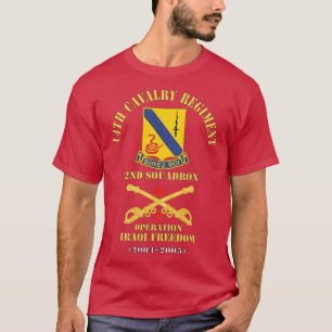 14e Cavalerie Regiment w Cav Br 2e Squadron Operat T-shirt