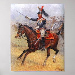 14e Cuirassier Regiment of Duchy of Warschau Poster