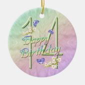 14e geboorte Ornament Regenboogkeepomwille (Voorkant)