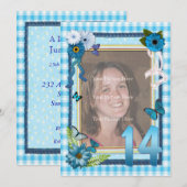 14e Invitation à la fête d'anniversaire de la phot (Devant / Derrière)