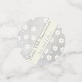 14e Jubileum van het huwelijk, Ivory Jubileum Confetti (Kleine voorkant)