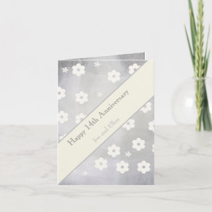 14e Jubileum van het huwelijk, Ivory Jubileum Kaart