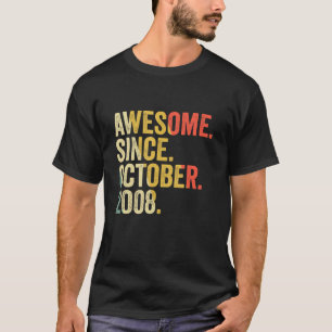 14e verjaardag 14 jaar oud Geweldige sinds oktober T-shirt
