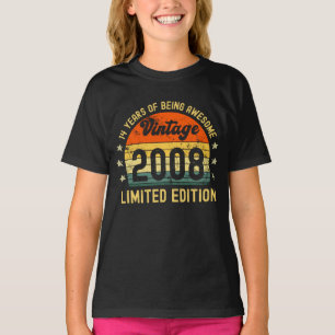 14e verjaardag 2008 beperkte uitgave t-shirt