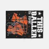 14e verjaardag Bysketbyll Boys Fleece Deken (Voorkant (Horizontaal))