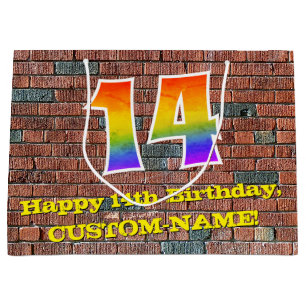 14e verjaardag: Fun, door graffiti geïnspireerde r Groot Cadeauzakje