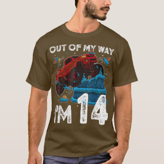 14e verjaardag, jongen-monster uit mijn weg, ik be t-shirt