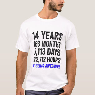 14e verjaardag // Korting op de geboorte van Funny T-shirt