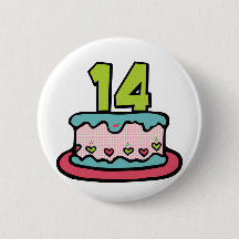 14e verjaardagstaart