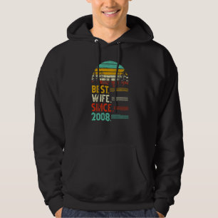 14e weddenschap Jubileum Funny Best Wife sinds 200 Hoodie