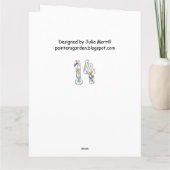 14ème Carte d'anniversaire pour le jeune artiste (Dos)