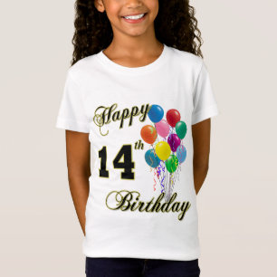 14ème T-shirt heureux d'anniversaire