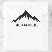 14erfolic rechthoekige sticker (Tas)