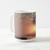 14oz mug with "Misty Island" image Koffiemok (Voorkant links)