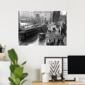 14th Street, Washington D.C.: 1918 Poster (Thuiskantoor)