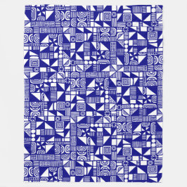 150215v2 - Donkerblauw Fleece Deken